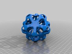 Icosphere Pendant 3D Printer Model