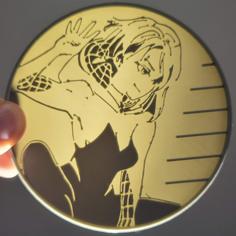 Translucent Spider Gwen Stacy Coaster 3D Printer Model