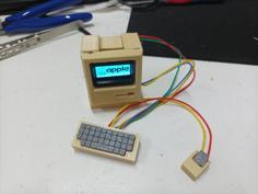 Mini Apple Macintosh: Actual Computer! 3D Printer Model