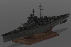 KMS Battleship Bismarck 3D Printer Model