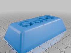 Gold Bar Of Fortune 3D Printer Model