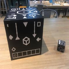 Giant Merge Cube Laser Cut Model 26x26x26 Cm