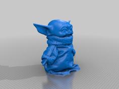 Baby Yoda (Grogu) 3D Printer Model