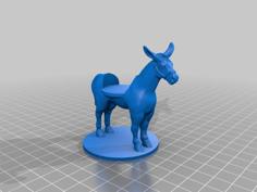 Jake The Mule 3D Printer Model