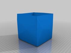 Creased Tissue Box Cover 3D Printer Model