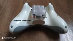 XBOX 360 Wireless Controller Li-ion Battery Holder 3D Printer Model