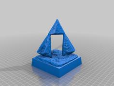 Abstract Sculpture With Triangles 3D Printer Model