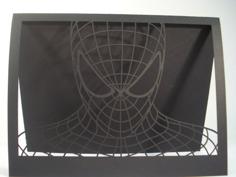 Laser Cut Spiderman Cards