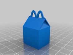 Low Poly Happy Meal 3D Printer Model