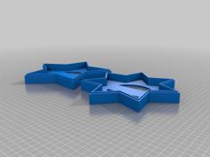 Cheese Stars Stamper, Cutter 3D Printer Model