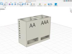 Batteriebox AA AAA 3D Printer Model