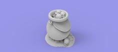 Witch’s Cauldron 3D Printer Model