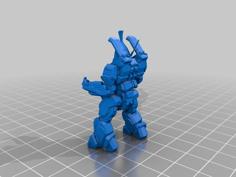 Angry BananaMech 3D Printer Model