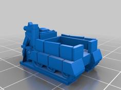 Space Junker Half Track War Truck 6mm Scale 3D Printer Model