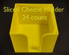 Sliced Cheese Holder 3D Printer Model