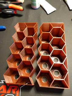 Vallejo Bottle Holder (Hex) 3D Printer Model