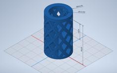 Round Table Leg Extender 3D Printer Model