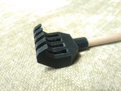 Back Scratcher For 3/8 Inch (9.5mm) Dowel/Rod 3D Printer Model