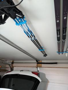 T Ceiling Hangar Mirrored Nordic Ski Pole 3D Printer Model