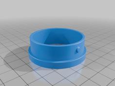 32mm Hose Adapter D35 3D Printer Model