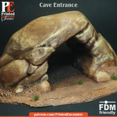 Cave Entrance 3D Printer Model