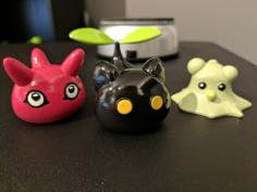 Digimon! – Botamon, Punimon, Pabumon, Nyokimon 3D Printer Model