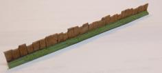 Wooden Fence 3D Printer Model