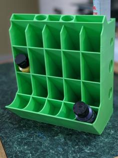 2oz Paint Bottle Holder, Holds 25 3D Printer Model