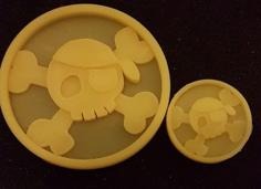 Jolly Roger Coin 3D Printer Model