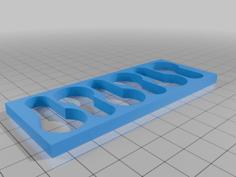 Euro Cylinder Lock Organizer 3D Printer Model