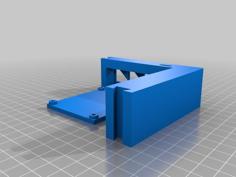 Anycubic Mega X Liftup Frame Addon For RasPi 3D Printer Model