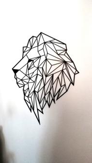 Lion Wall Art 3D Printer Model