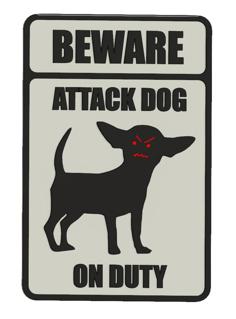 Beware, Dog! 3D Printer Model