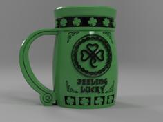 SAINT PATRICK’S DAY CAN HOLDER- IRISH CAN MUG 3D Printer Model