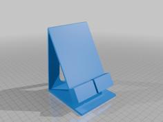 Phone Stand With Power Plug 3D Printer Model