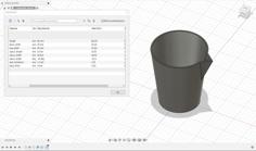 Parametric Cup 3D Printer Model