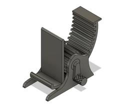 Adjustable Phone Holder 3D Printer Model