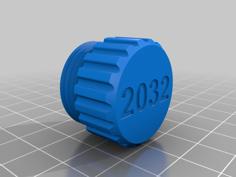 2032 Battery Holder Remix (Split Model) 3D Printer Model