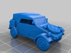 SdKfz 221 And Küwelwagen 3D Printer Model