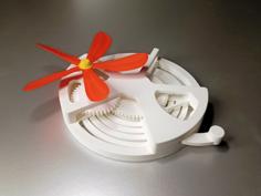 Flying Flowers 3D Printer Model