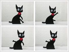 Black Cat Kiki (Kiki’s Delivery Service) 3D Printer Model