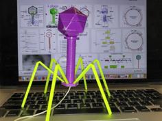 Bacteriophage 3D Printer Model