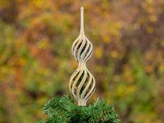 Spiral Christmas Tree Topper 2024 3D Printer Model