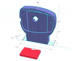 MODMIC WIRELESS BATTERY EXPANSION COVER 3D Printer Model