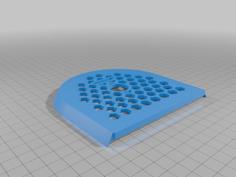 Dedica Drip Tray With Hole For Bottomless Portafilter 3D Printer Model