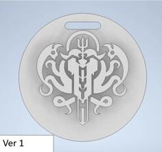 Hololive Myth Keychain Coin 3D Printer Model