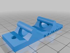 Velcoziptie Cable Mount 3D Printer Model