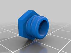 Hollow (6 Mm) Bolt And Nut For Aquarium Air Tubing 3D Printer Model