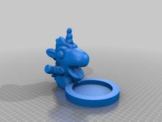 Bluey Unicorse  Dice Tower 3D Printer Model