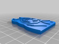 Pitbull Keychain 3D Printer Model